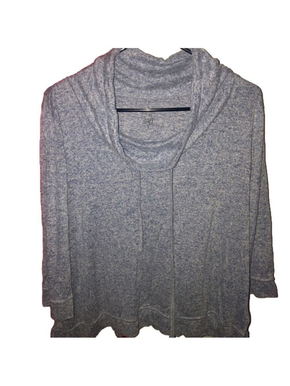 SOHO Brand Cowl-Neck Sweater